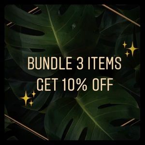 Bundle 3 items and get 10% off